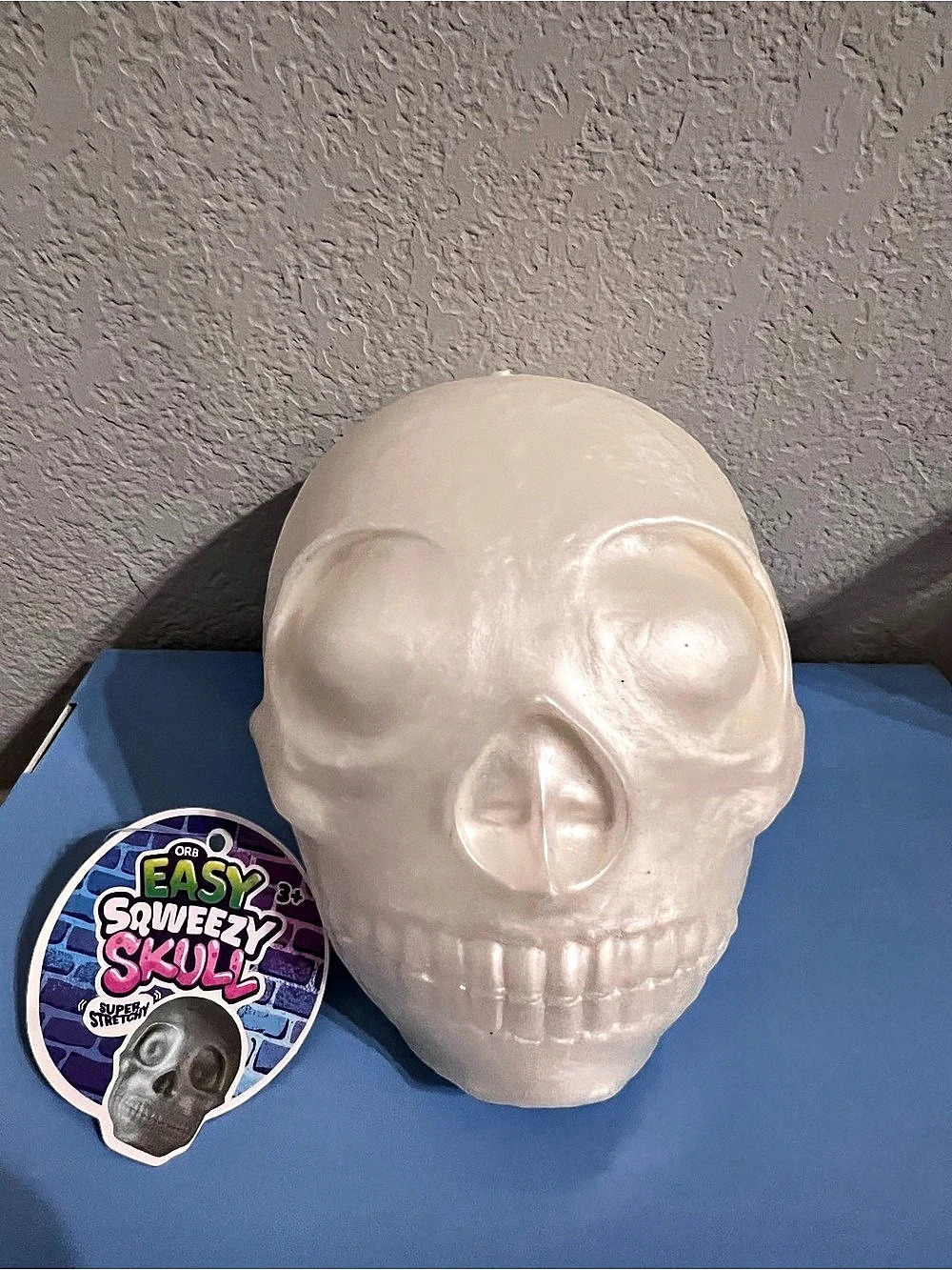 Viral Jumbo Skull Squishy by ORB Easy Sqweezy 💀💀💀